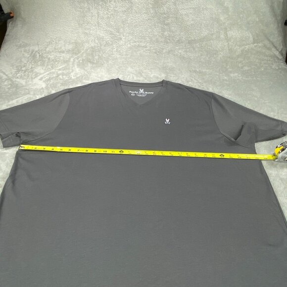 Psycho Bunny T Shirt Mens 3XL Gray 100% Pima Cotton Classic Embroidered Logo - Picture 5 of 9